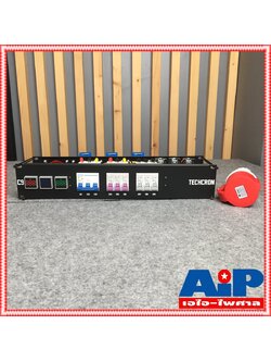 TECHCRON C9 / K3B ชุดโหลดไฟ 3 เฟส ขนาด 2U ปลั๊กโหลด3เฟส พร้อมเพาเวอร์ปลั๊กIN C9K3B C9 K3B C-9/K-3B เอไอ-ไพศาล