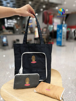 กระเป๋าช้ออปิ้ง พับเก็บได้