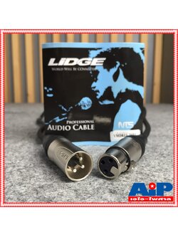 สาย20เมตร LIDGE YM-381 สายXLR เมีย-ผู้(CANNONหัวท้าย) YM381 สายXLR หัวท้าย YM 381 สาย XLR ผู้ ออก XLR เมีย สายไมค์20เมตร