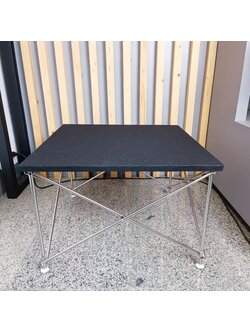 แถมถุงเก็บขาโต๊ะ โต๊ะรุ่น ECO V2 60x60 สูง40 สีดำ ปรับระดับขาได้ โต๊ะวางขาสแตนเลส ขนาดประมาณ 60x60 สูง40เซนติเมตร สีดำ (ขาสามารถพับเก็บได้) โต๊ะอเนกประสงค์ โต๊ะวางมิกซ์ ชั้นวางเครื่องเสียง เอไอ-ไพศาล