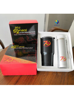 ชุดเซ็ทกระบอกและแก้ว สแตนเลส