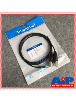 2เมตร AMPHENOL สายTR-ST-XLRผู้x2 2M CA54-0404-WB-002 สายสัญญาณ สายสัญญาณเสียง สายเสียบมิกซ์ เอไอ-ไพศาล