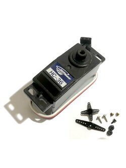 เซอร์โว S36 (3003) เฟืองพลาสติก แรงดึง 4.5Kg รับไฟได้ 6V เทียบเท่า 3001