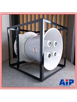 K.POWER 4x4 ปาก 18นิ้ว ปากฮอร์น4ยูนิต 4แกน (ABS) (ไม่รวมยูนิต) มีโครงเหล็กล้อมรอบ 4 x 4 ปากฮอร์น 4 K POWER KPOWER เอไอ-ไพศาล