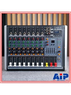 PROEUROTECH PMX-M802DSP POWERMIXER เพาเวอร์มิกเซอร์ 8 ช่อง พร้อมเอฟเฟคในตัว โปรยูโรเทค PMX M 802 DSP PMXM802DSP PRO EUROTECH เอไอ-ไพศาล