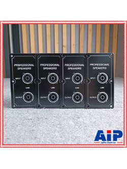 แพ็ค4อัน ดำ+ดำ แท็ปลำโพงสเปคคอนx2 7.5x14.5cm ทรงตั้ง PROFESSIONAL แท็ปสเปคคอนx2 แท็ปลำโพง แท็ป แท็ปSPEAKON เอไอ-ไพศาล