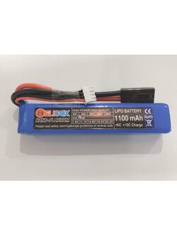 แบตบีบีกัน BBGun แบตลิโพ 1100mAh 11.1v 25c