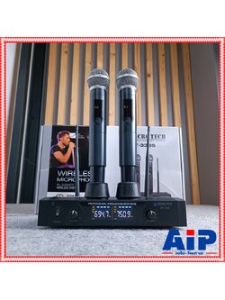 MICROTECH MT-333S ไมค์ลอยมือถือคู่UHF ไมค์โครโฟนแบบไร้สาย เครื่องรับสัญญาณเล็ก ปรับความถี่ได้ ความถี่ใหม่ ไมโครเทค MT 333 S MT333S เอไอ-ไพศาล