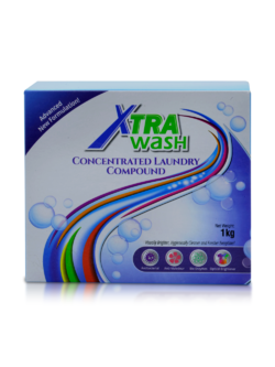 Xtra Wash เอ็กซ์ตร้า วอซ ผงซักฟอกสูตรเข้มข้น กลิ่นหอมสดชื่นติดทนทานกับทุกอณูของใยผ้า ถนอมผ้า 1 KG