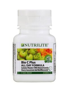 Bio C Plus All Day Formula (60 tab) รุ่นใหม่ การดูดซึมที่ดีค่อยๆปลดปล่อยวิตามินซีออกมาช้าๆและสม่ำเสมอ