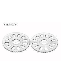 500E PRO Slant Thread Main Drive Gear/134T (เฉียง) - สีขาว