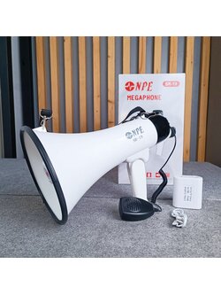 NPE SR-19 โทรโข่ง อัดเสียง ชาร์จแบตได้ USB Bluetooth Megaphone SR 19 SR19 เอไอ-ไพศาล