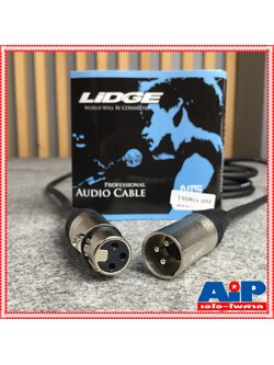 สาย10เมตร LIDGE YM-381 สายXLR เมีย-ผู้(CANNONหัวท้าย) YM381 สายXLR หัวท้าย YM 381 สาย XLR ผู้ ออก XLR เมีย สายไมค์10เมตร