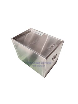 ถังน้ำแข็งสเตนเลส 304 ฝาเลื่อนบน