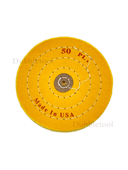 ลูกผ้าเหลือง ลูกผ้าอาบน้ำยา ล้อผ้าเหลือง ล้อผ้าอาบน้ำยา ล้อผ้าขัดเงา 6x50 Made in USA