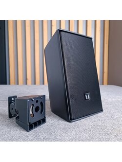 TOA F-03BT ตู้ลำโพงแขวน สีดำ พร้อมขาแขวน ลำโพงติดผนัง ขนาด 3.5 นิ้ว รองรับกำลังขับ 60 วัตต์ 8 โอห์ม โตอะ F 03BT F03BT เอไอ-ไพศาล