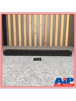 NPE XLR PANEL 1U 12ch แผ่นยึดแร็ค แผ่นปิดแร็ค 1 U เจาะรู 12ช่อง แผ่นเหล็ก ปิดแร็ค อุปกรณ์แร็ค เอไอ-ไพศาล