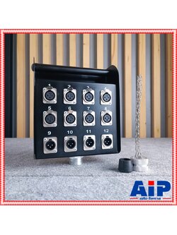 กล่องแจ็ค SSB-12XLR-GRIP กล่องมัลติคอร์ 12 ช่อง 8IN 4OUT บล็อกสายมัลติคอร์ SUN RISE SSB12XLR SSB 12XLR เอไอ-ไพศาล