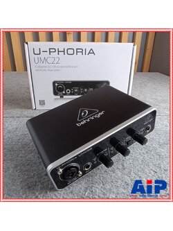 BEHRINGER U-PHORIA UMC22 USB Audio Interface ออดิโอ อินเตอร์เฟส UMC 22 UMC-22 U PHORIA +++