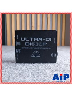 BEHRINGER DI-600P DI ไดเร็คบ็อก Passive Direct ตัวช่วยตัดสัญญาณเสียงจี่ เสียงฮัม สัญญาณรบกวน DI 600 P DI600P +++ เอไอ-ไพศาล
