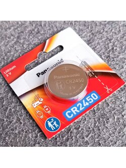 1ก้อน PANASONIC CR2450 ถ่าน ถ่านกระดุม CR 2450 CR-2450 ถ่านกลม ถ่านกระดุม3V เอไอ-ไพศาล