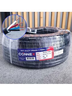 ขด50เมตร CONNEX EVO-425 สายลำโพง ทองแดงแท้ 4x2.5mm สายสีดำ สายลำโพงกลางแจ้ง EVO425 EVO 425 สายลำโพง4คอร์ เอไอ-ไพศาล