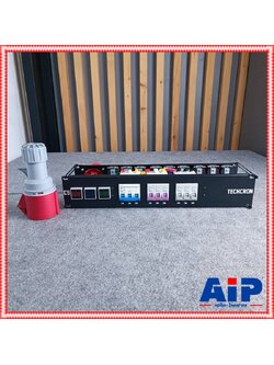 TECHCRON C9 / B9 ชุดโหลดไฟ 3เฟส ปลั๊กเต้าคู่ ชุดโหลดแบบ 3 เฟส ขนาด 2 U C9 B9 C9-B9 ปลั๊กโหลด3เฟส พร้อมเพาเวอร์ปลั๊ก เอไอ-ไพศาล