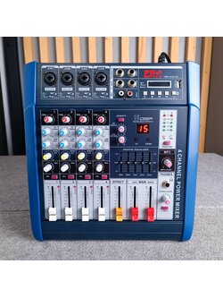 สีน้ำเงิน PROPLUS PMX402D BL POWERMIX powermixer PMX-402D โปรพลัส pro plus Pmx 402 d เพาว์เวอร์มิกเซอร์ 150วัตต์ x2 ( ตัวเดียวกันกับ AMX402D ) +++ เอไอ-ไพศาล