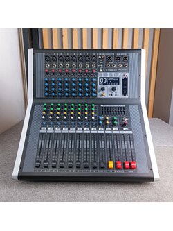 PROEUROTECH PMX-P8800 X4 POWERMIXER+บูลทูส เพาเวอร์มิกเซอร์ รุ่นใหม่ โปรยูโรเทค 8 ช่องไมค์ 4 ช่องขับลำโพง 800 วัตต์ ตัดความถี่ซับได้ PMX P8800 PMXP8800 เอไอ-ไพศาล