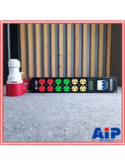 3เฟส TECHCRON AC-32S ชุดโหลดไฟ 3เฟส ปลั๊กคละสี *สีแดง* ปลั๊กโหลดไฟ วัสดุเป็นเหล็ก พร้อมจอแสดงผล AC32S เอไอ-ไพศาล