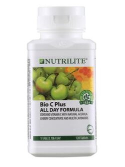 Bio C Plus All Day Formula (120 tab))วิตามินซีสกัดเข้มข้นจากผลไม้ธรรมชาติ ช่วยให้ร่างกายซ่อมแซมตัวเอง