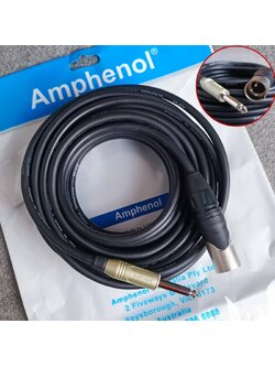 10เมตร AMPHENOL สายXLRผู้-PHONE 10เมตร CA04-33-C-010 สาย ปลั๊กไมค์ - แคนนอลผู้ สายสัญญาณ P.MIC MONO - P.XLR เอไอ-ไพศาล