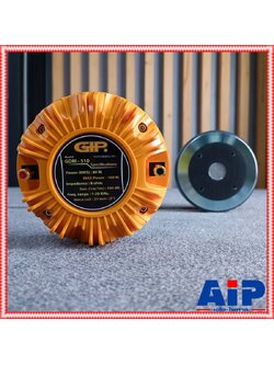 GIP GDM-510 DRIVER (แบบแป้น) ไดเวอร์ทวิตเตอร์เสียงแหลม แบบยึดน๊อต Driver & Tweeter Unit GIP(กีฟ) GDM 510 GDM510 เอไอ-ไพศาล