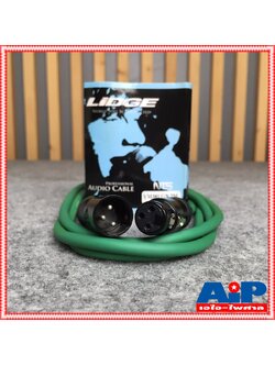 LIDGE สายXLR เมีย-ผู้ YM-381 สาย2เมตร สีเขียว สายสัญญาณ XLR เมีย+XLR ผู้ ยาว 2เมตร LIDGE YM-381 2M สาย XLRหัวท้าย YM 381 มี5สีให้เลือก CANNON ผู้-เมีย เอไอ-ไพศาล