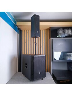 River Acoustics LW15 ลำโพงแอคทีฟ 2×6.5 นิ้ว ซับ 15 นิ้ว บลูทูธ ความดัง 132 dB ลำโพง ลำโพงคอลัมน์ มีแอมป์ในตัว LW-15 LW 15 เอไอ-ไพศาล +++