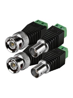 Male and Female BNC with Terminal Screws (2 Pack) - แท้จาก Atlas, USA