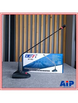 BEST MT-860 ไมค์ตั้งโต๊ะมีไฟ ก้านยาว60เซน ไมค์ประชุม ไมค์โครโฟนสำหรับประกาศ ประชาสัมพันธ์ แบบสาย แบบตั้งโต๊ะ MT 860 MT860 เอไอ-ไพศาล