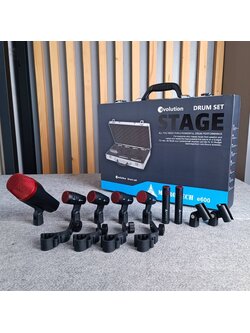 MICROTECH e600 ชุดไมค์กลอง e-600 e 600 ไมค์กลอง7ชิ้น ชุดไมค์สำหรับจ่อกลองชุด ชุดไมค์7ตัว ไมค์ชุด MIC Professional 7-Piece Drum Microphone เอไอ-ไพศาล