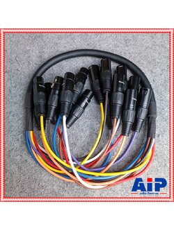 2เมตร DYNACOM J183 มัลติคอร์ 8คอร์ XLR ผู้ออกเมีย J-183 J 183 สายมัลติคอร์ สายXLRผู้-เมีย สายCANNONผู้ออกเมีย สายXLR8คอร์ เอไอ-ไพศาล