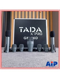 TADA GM-56D ไมค์กลอง7ชิ้น พร้อมขาจับไมค์กลองครบชุด พร้อมกระเป๋าเก็บไมค์กลอง ไมโครโฟน คอนเดนเซอร์ ไมค์จ่อกลอง GM 56D GM56D เอไอ-ไพศาล
