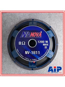 NANOVA NV-1811 ลำโพง 18นิ้ว ลำโพงกลางแจ้ง 18 นิ้วเฟรมอลูมิเนียม โครงหล่อ ดอกลำโพงยี่ห้อ Nanova ดอก Sub bass ขนาด 18" NV 1811 NV1811 เอไอ ไพศาล