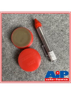 ตะกั่วปากกา 1.2 มม. ยาว 3เมตร + น้ำยาประสาน (ยางสน) เซ็ตพร้อมใช้งาน ( อุลตร้าคอร์ ตะกั่วบัดกรี ปากกา ULTRACORE + ฟักไซด์ ) เอไอ-ไพศาล