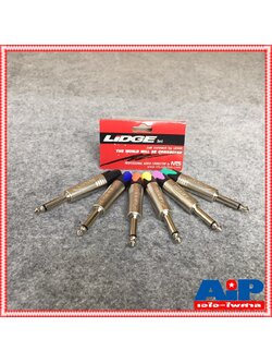 มีให้เลือก 6สี ปลั๊กโฟนโมโน 1/4" LIDGE YM-201 ปลั๊กไมค์ PHONE mono ตัวผู้ YM-201 YM 201 D P เอไอ-ไพศาล