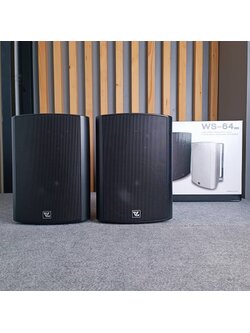 1คู่ VL AUDIO WS-64B ตู้ลำโพงแขวน สีดำ ตู้ลำโพงติดผนัง ตู้ลำโพงพร้อมขาแขวน WS 64B WS64B เอไอ-ไพศาล