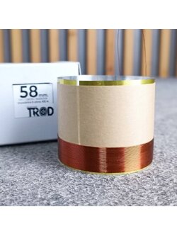 อลูมิเนียม วอยซ์ เบอร์58 อลูมิเนียม วอยซ์ทั่วไป วอยซ์เทียบเบอร์58 VOICE COIL วอยล์ ลำโพง ดอกลำโพง อะไหล่ลำโพง เอไอ-ไพศาล