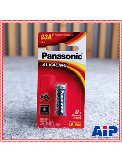 1ก้อน PANASONIC LR-V08 ถ่าน23A ถ่านเบอร์23 ถ่าน battery ถ่านรีโมท23A ถ่าน12V ถ่านอัลคาไลน์23A เอไอ-ไพศาล +++