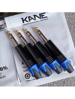 แพ็ค4ตัว KANE GOLD2 ปลั๊ก PHONE STEREO ปลั๊กไมค์สเตอริโอ แจ็คไมค์STตัวผู้ โฟนสเตอริโอ GOLD 2 GOLD-2 เอไอ-ไพศาล