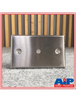 แผ่นสแตนเลส 1รูไมค์ SWP207-0-1-8-CG รูเล็ก แผ่นเพลท เจาะรู งานติดตั้ง เครื่องเสียง ไมค์ สัญญาณ เสียง เอไอ-ไพศาลเอไอ-ไพศาล