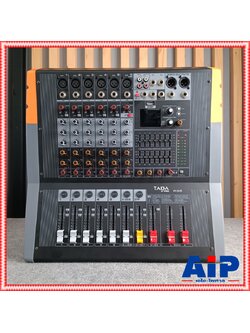 TADA RS-6 POWERMIXER 600w + 600w เพาเวอร์มิกเซอร์ บูลทูธ MP3 ธาดา เอฟเฟคแท้ 6 ช่อง RS 6 RS6 เอไอ-ไพศาล