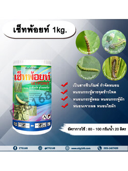 เซ็ทพ้อยท์ 1kg. BT เชื้อแบคทีเรีย บาซิลลัส ทูริงเยนซิส สารกำจัดหนอน สารชีวภัณฑ์